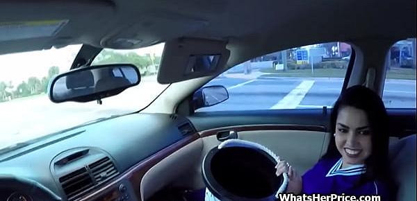  Banging curvy Latina Ada Sanchez in my car